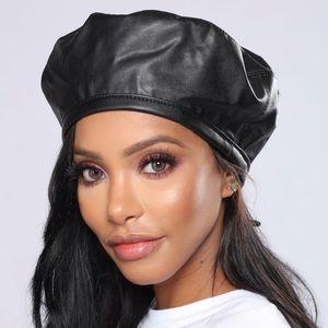 Leather Beret
